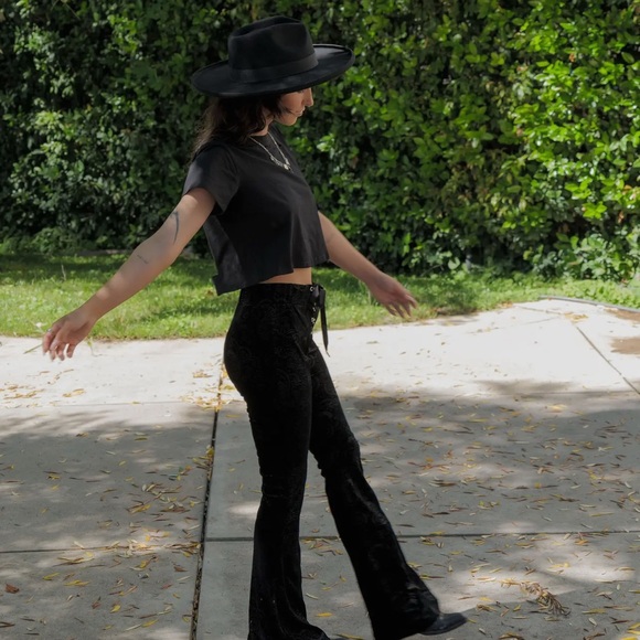 Wild as Heck Hats - The Daphna - Boho Western Handmade Australian Wool Fedora - Picture 3 of 9